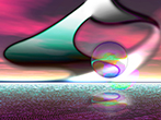 abstract symbolic digital gicl�e paintings experiments