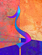 abstract symbolic digital gicl�e paintings experiments