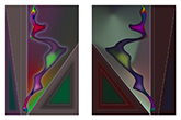 abstract expressionist surrealist gicl�e paintings experiments